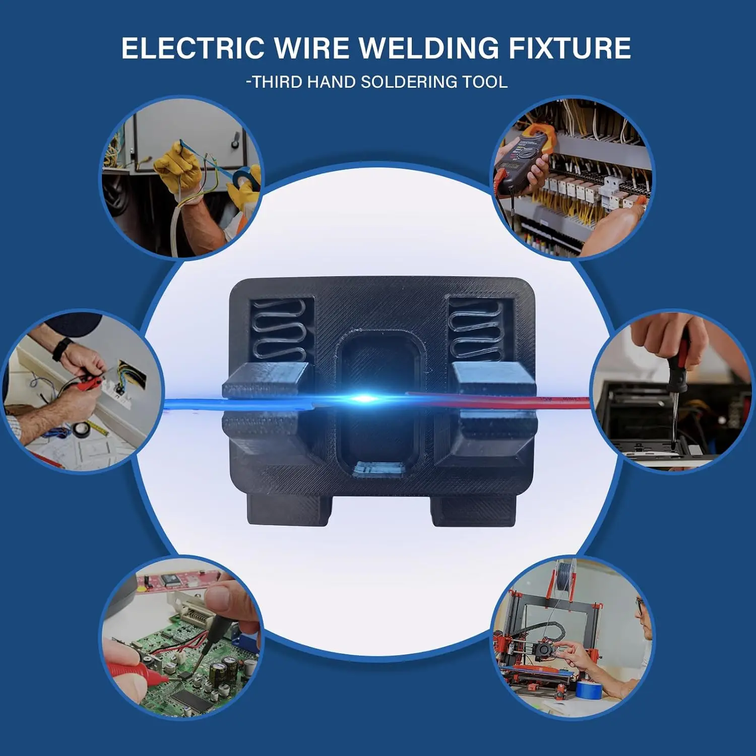 1/3/6PCS Wire Welding Fixture, Wire Holder for Soldering, Portable Solder Stand, Holding Power Welding Accessories