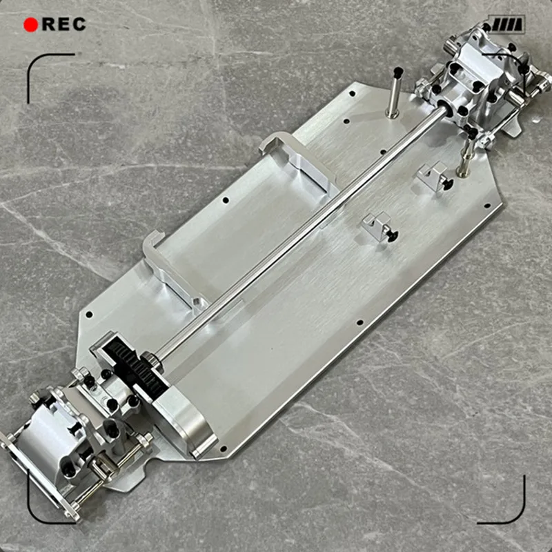 Upgrade metalowa płyta dolna skrzynia biegów różnicowy pakiet napędowy dla WLtoys 1/12 124016 124017 124018 124019 części do zdalnie sterowanego