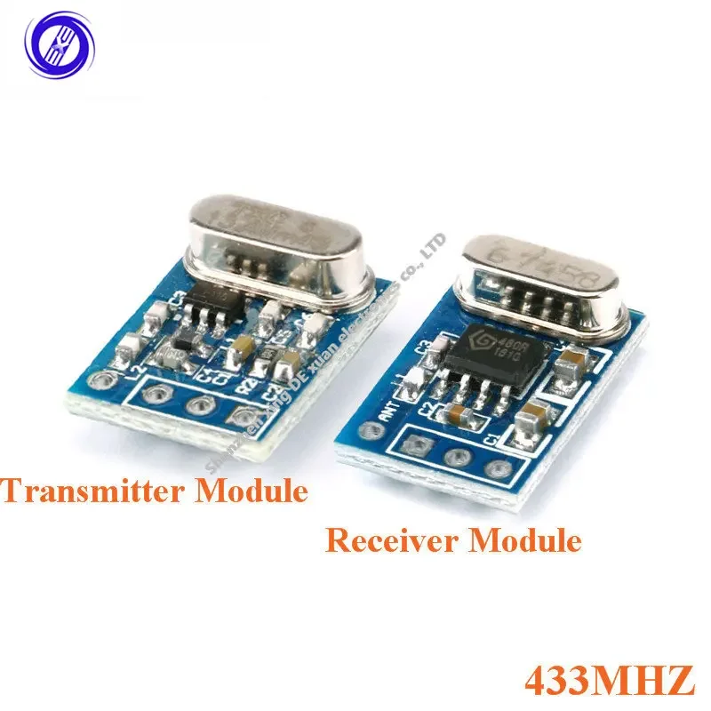 1Pcs 433M Wireless Receiver Transmitter Module ASK/OOK SYN115 SYN480R Board 13.560 6.7458 Crystal Oscillator