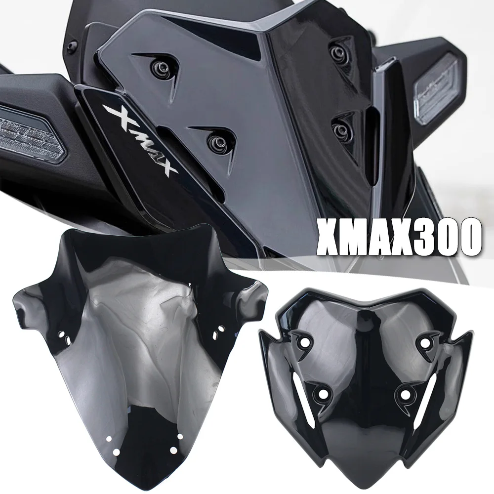 Motorcycle Sports Visor Windshield Windscreen Wind Shield Deflectore Screen For YAMAHA XMAX125 XMAX250 XMAX300 XMAX 2023+