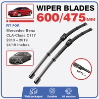 Escobillas de limpiaparabrisas para Mercedes Benz Clase CLA C117 W117 2013-2019 limpiaparabrisas accesorios de coche CLA 180 200 250