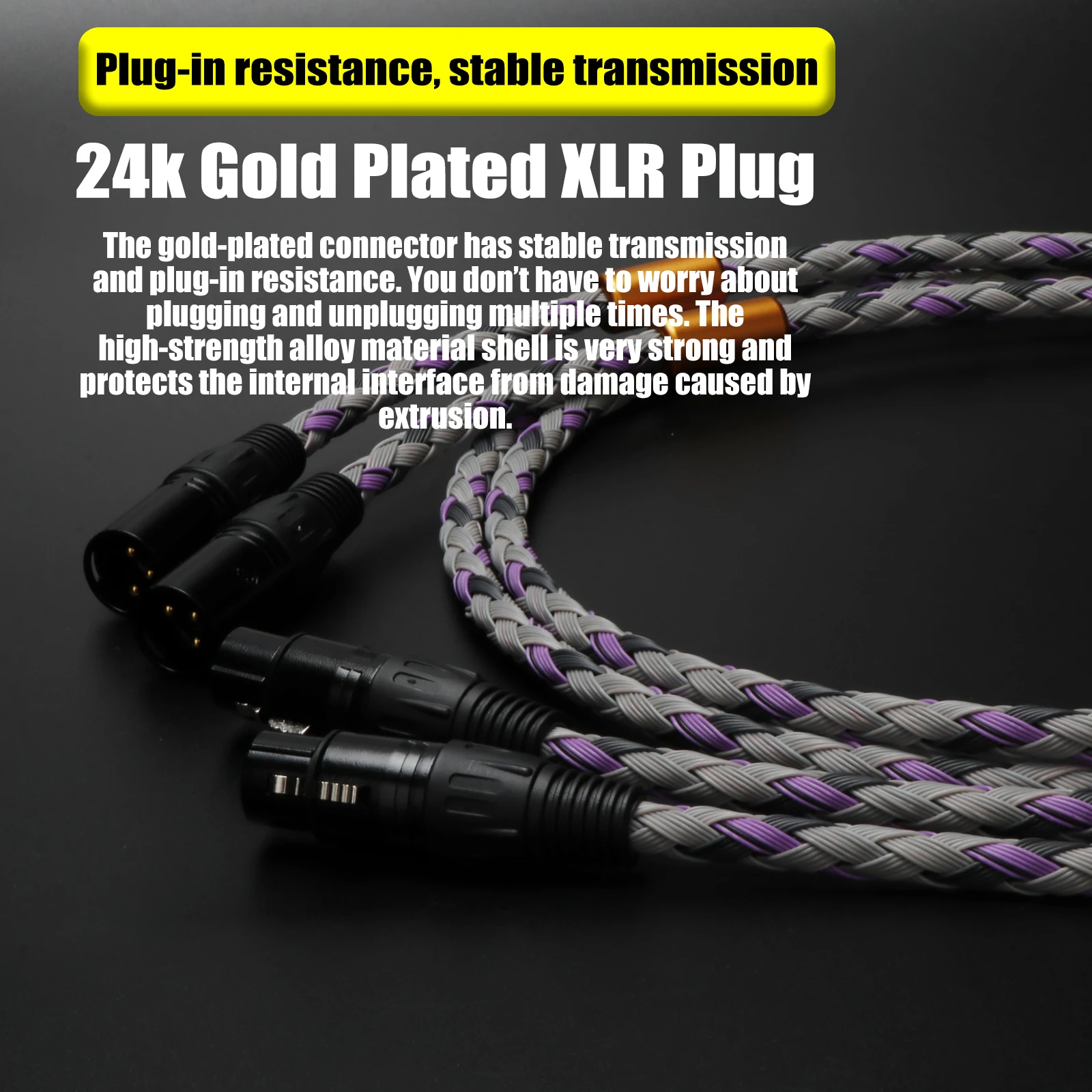 XLO Signature S3 OCC XLR кабель 24K позолоченный штекер «папа-мама» HiFi XLR аудио сбалансированный кабель для усилителя