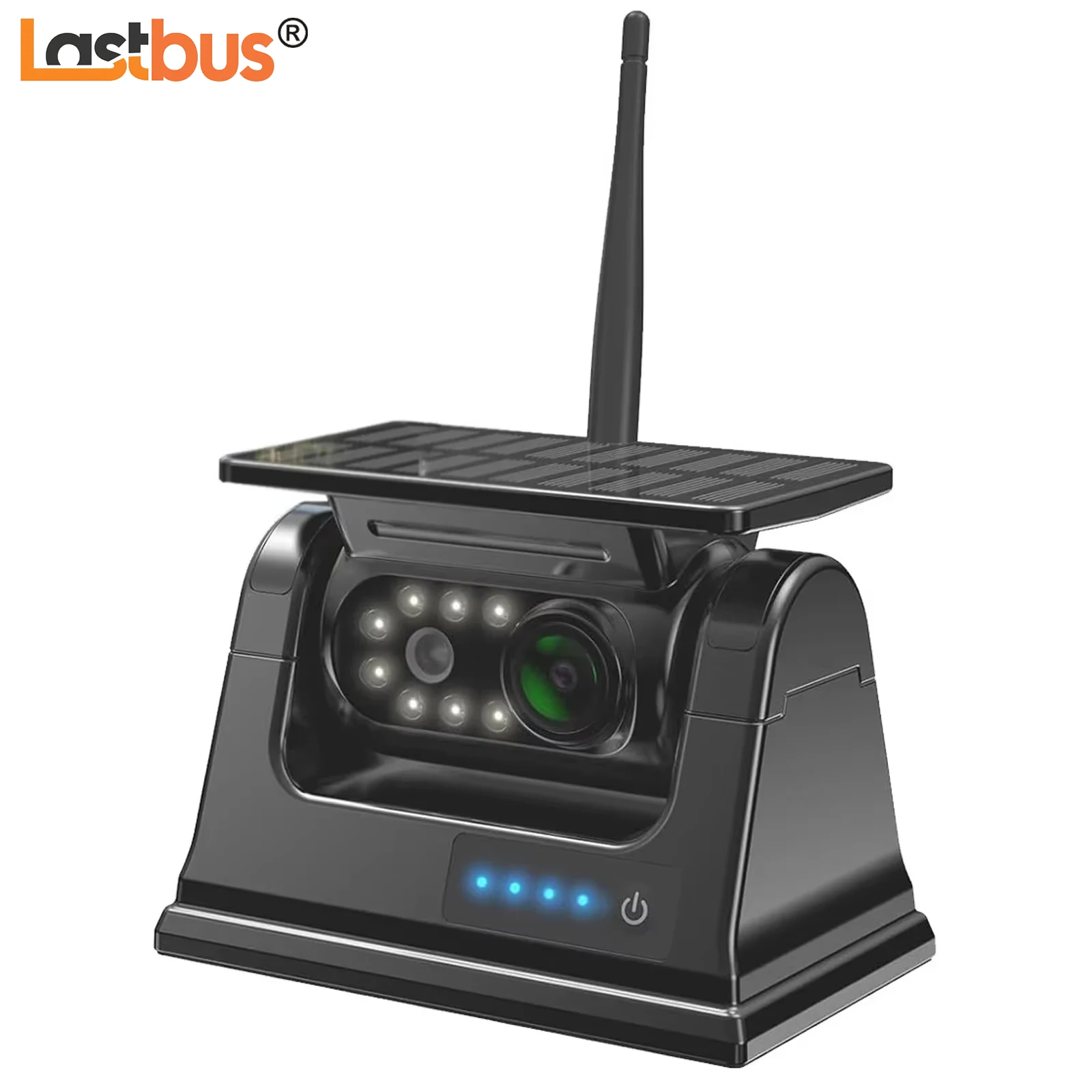

Lastbus Digital Wireless Backup Reverse Camera Solar Panel Magnetic Base For Lastbus 7 “ / 9 ” / 10.1“ Screen Using Only
