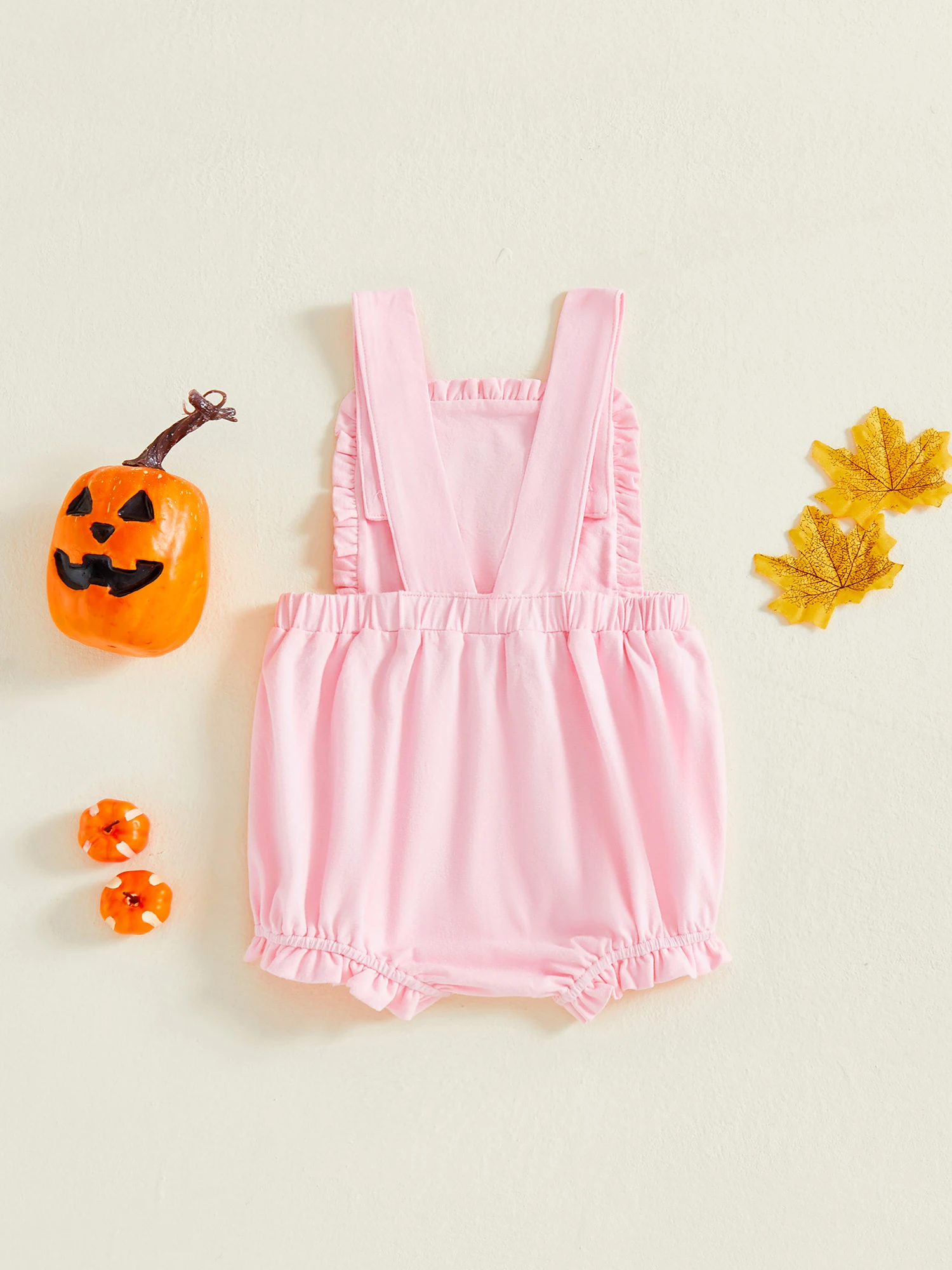 

Toddler Boy Ghost Printed Long Sleeve Romper Infant Halloween Costume Jumpsuit with Hooded Overalls and Booties