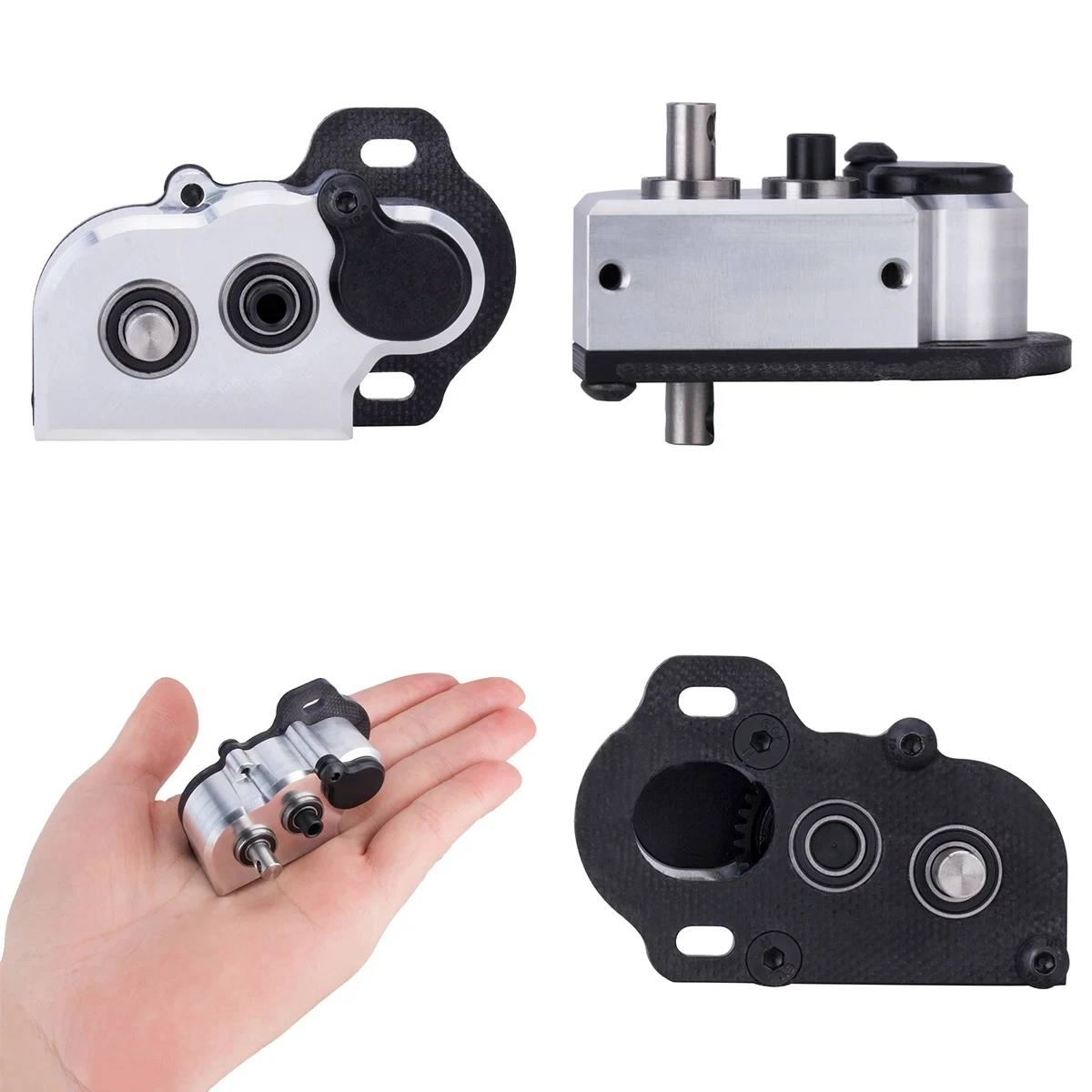 48Pitch UltralightPortal  Gearbox 3-Speed Aluminum Transfer Case for 1/10 LCG Chassis Cheater Rigs Capra SCX10 III AR45 Axle - view 3
