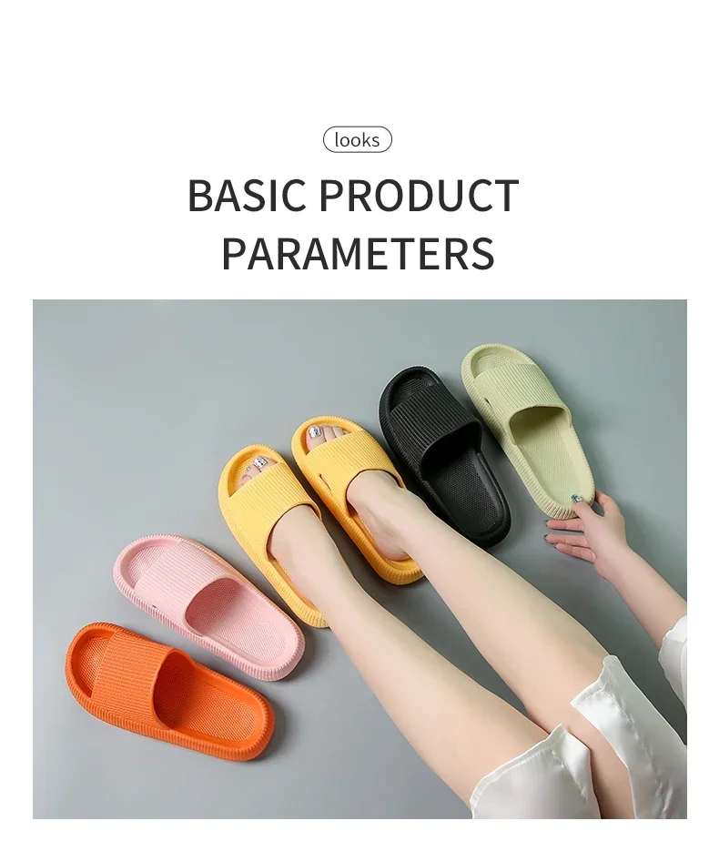 Eva's Simple Herren-Hausschuhe für Herren, Größe 45, Poop-Hausschuhe. Tragen Sie im Sommer eine rutschfeste Schuhe mit weicher Sohle. Und Damenhausschuhe – Detail 9