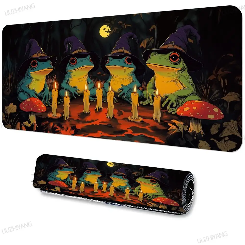Magician Frog Mouse Pad Computer New XXL MousePads Keyboard Mat Gamer Soft Office Carpet Table Mats Desktop Long Mouse Pad