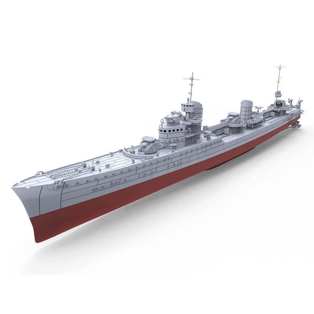 

SSMODEL SSC740 1/700 комплект военной модели, итальянские разрушители класса Navigatori Giovanni da Verrazzano 1940, полный корпус