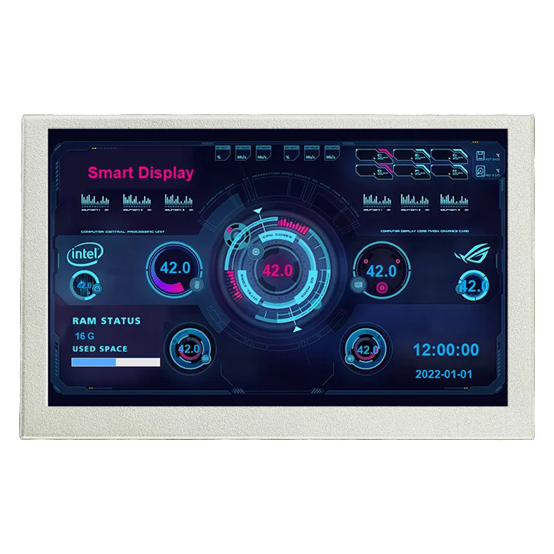 Computador5 Polegadas Sub-ScreenIPS TYPECSub-Screen Monitoramento de ComputadorusPantela Secundária FreeAIDA64Chassis Tela Auxiliar