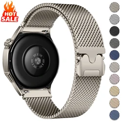 18mm 20/22mm Magnetic Milanese Strap for Samsung Galaxy Watch 7 6 5 4 Stainless Steel Bracelet for Huawei Watch GT5 4 3Pro Band