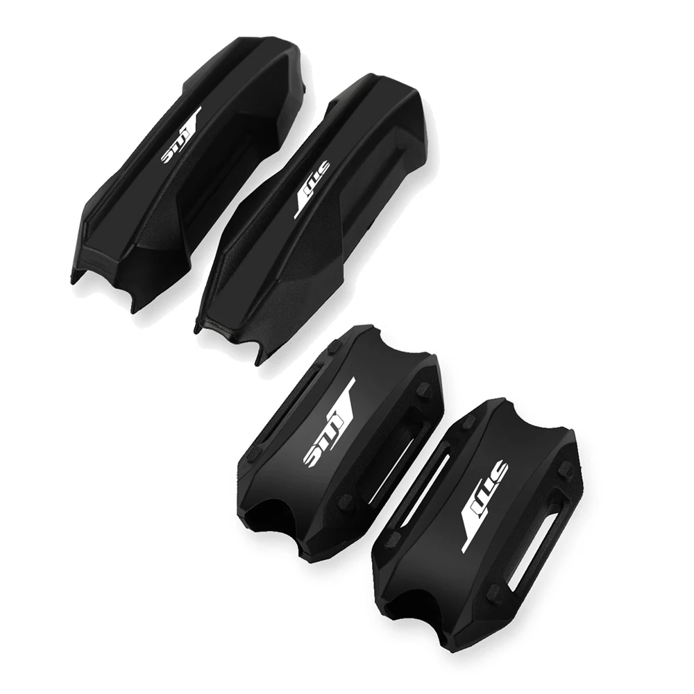  Motorcycle 25mm Bumper Engine Guard Protector Block Crash Bar Decorative For 990 SMT 990SMT 2009 2010 2011 2012 2013