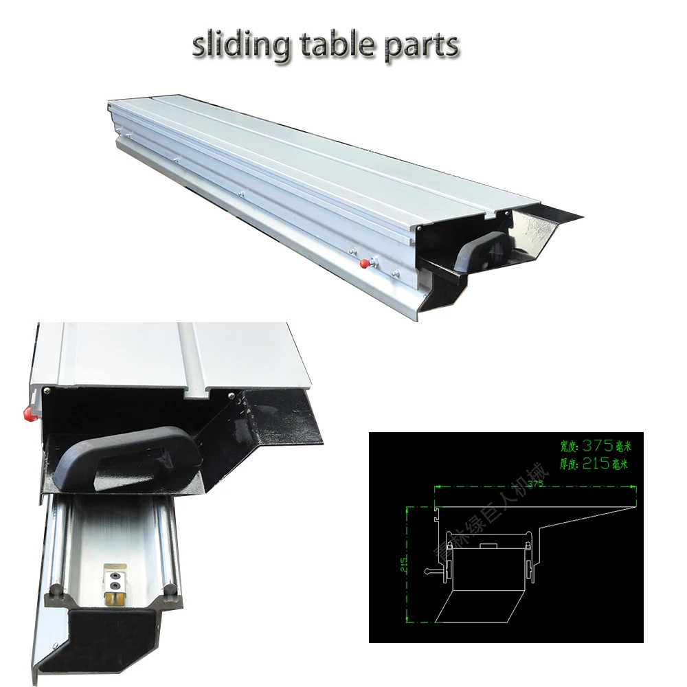 

Sliding Table Saw Spare Part Woodworking Machinery Spare Parts Precision Panel Saw Sliding Table Parts