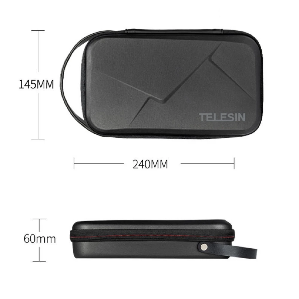 For Insta360 ace/ace Pro Waterproof Travel Carrying Case Storage Bag PU Waterproof Carrying Adjustable Space Bag Accessories