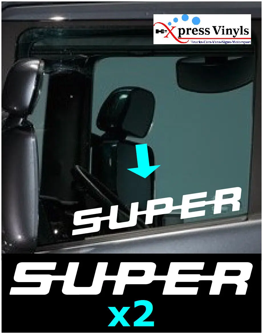 2pcs for Scania SUPER Cab Window Car Truck Sticker Decal Vinyl Decor