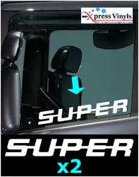 2pcs for Scania SUPER Cab Window Car Truck Sticker Decal Vinyl Decor