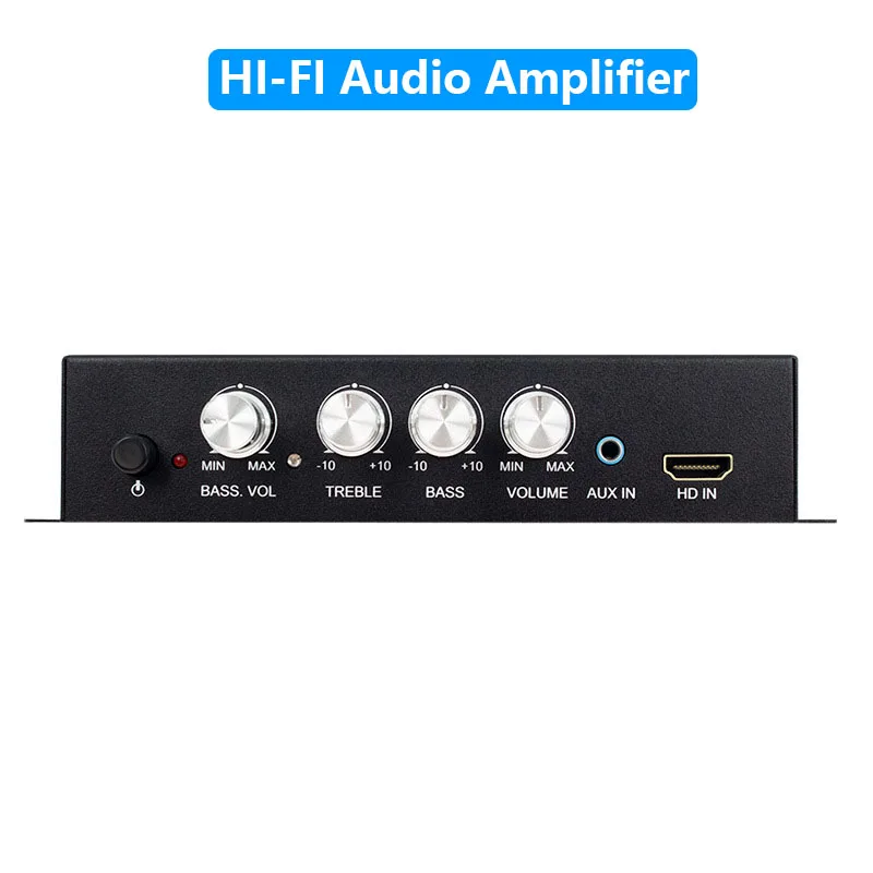 

HI-FI 2,1-канальный аудиоусилитель 160 Вт + 80 Вт Bluetooth/RCA/AUX Bass/Treble Control для дома/автомобиля/на открытом воздухе
