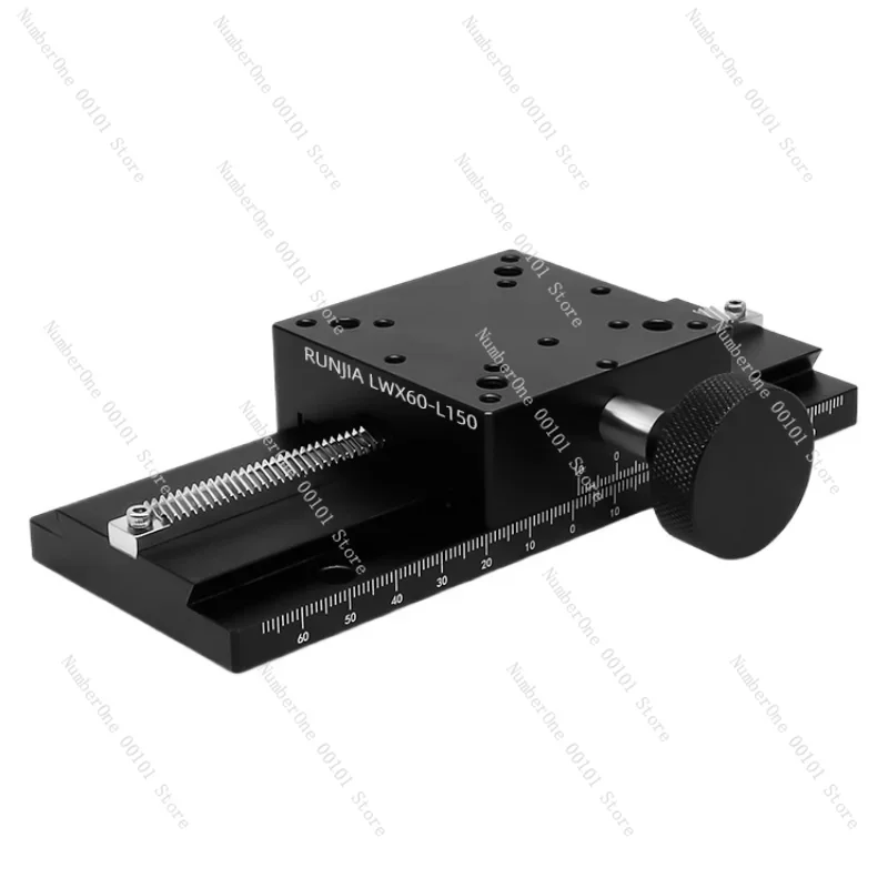 

X-Axis Dovetail Groove Sliding Table Lwx40/25/60-100 Long Stroke Gear Rack Type Manual Displacement Fine Tuning Platform