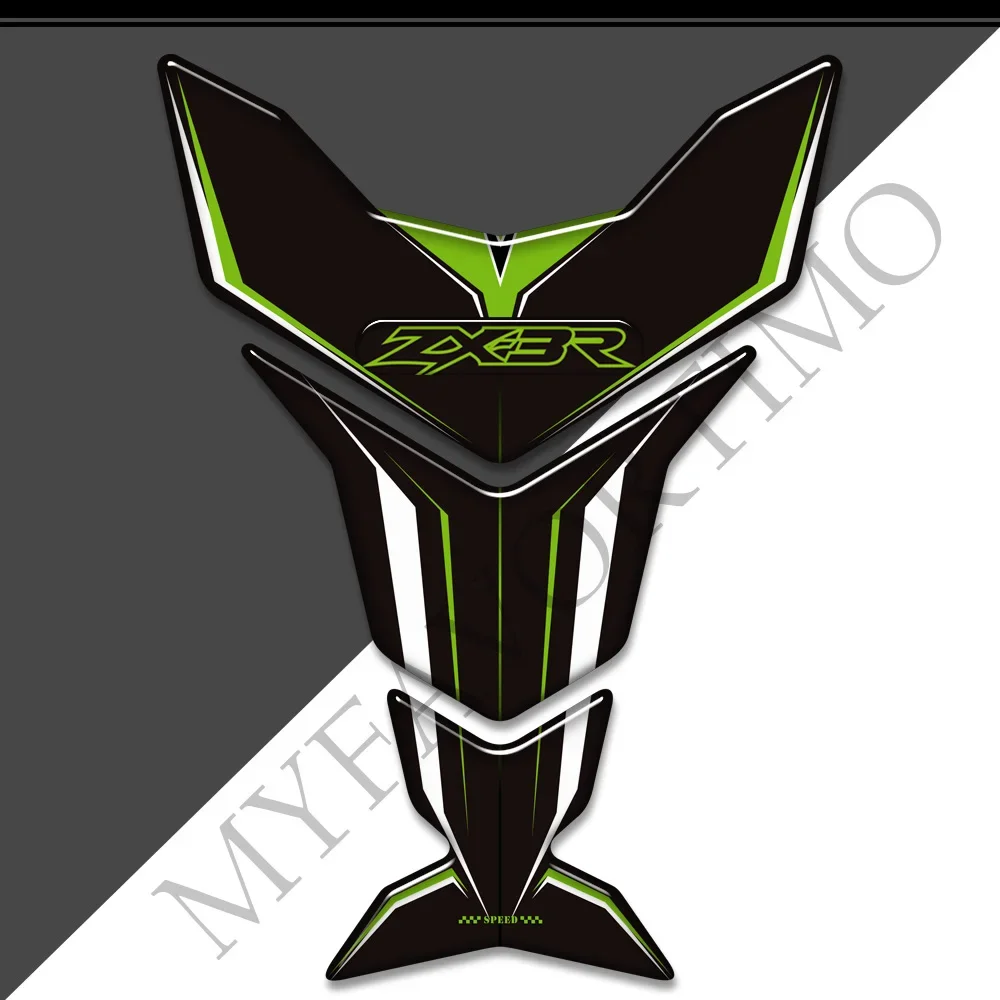 

For Kawasaki Ninja ZX3R ZX 3R ZX-3R 300 Motorcycle Tank Pad 3D Stickers Decals Emblem Logo Protector Gas Fuel Oil Kit Knee