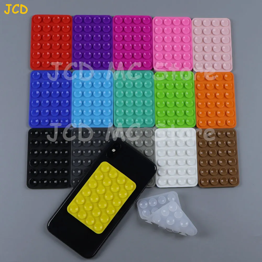 

5PCS Silicone phone holder multi-functional mat with suction cup, wall holder, silicones Double -sided strong suction cup