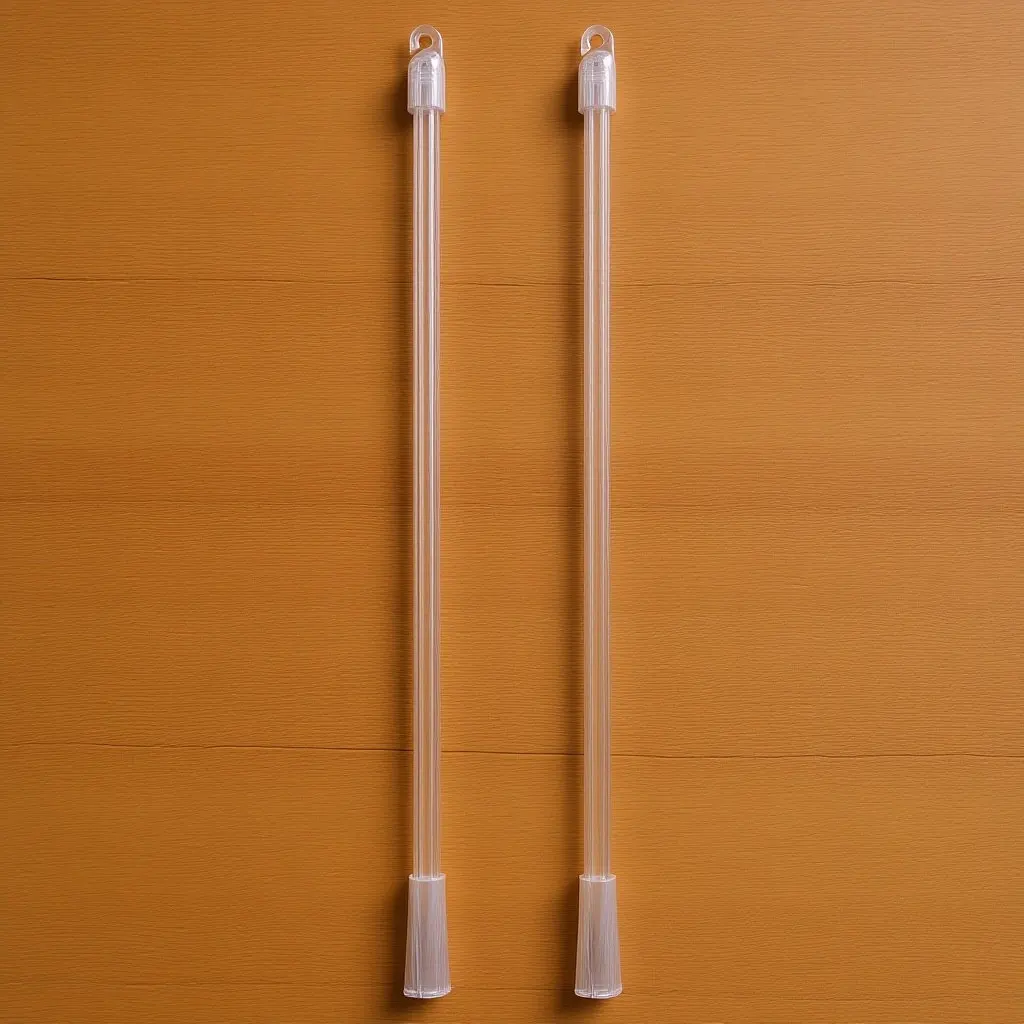 2Pcs Window Curtain Wand Rods PP Material Blind Stick Replacement Sturdy Curtain Pull Rods Easy Installation for Most Drapery