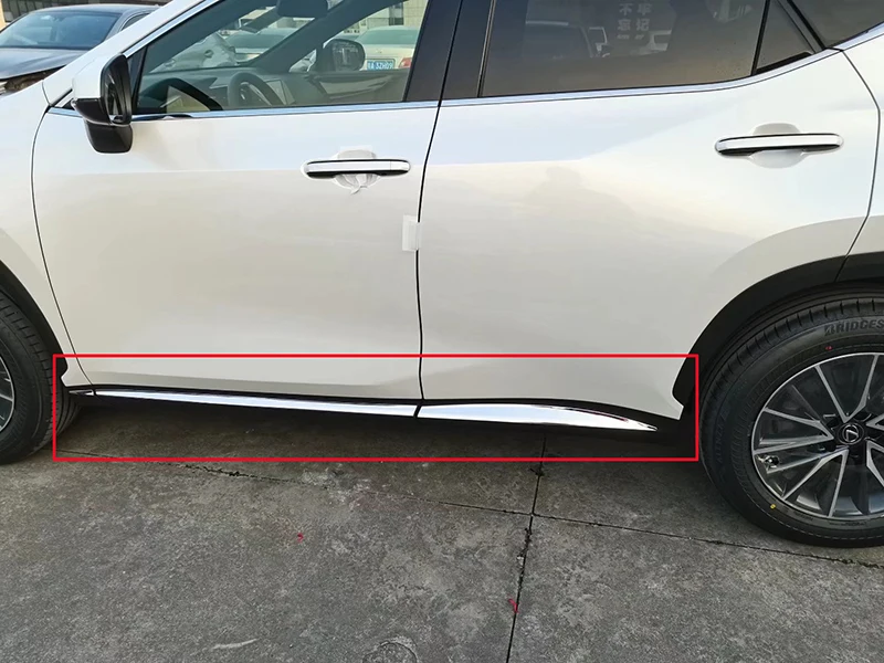 For Lexus NX-Class AZ20 NX250 NX350 NX450 2021 2022 Car Accessories Stainless Steel Side Door Body Molding Moulding Trim