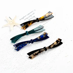 Prettyou 10cm Handcraft Acetate Celluloid French Barrette Hair Claw Tortoise Shell Fashion Accessories