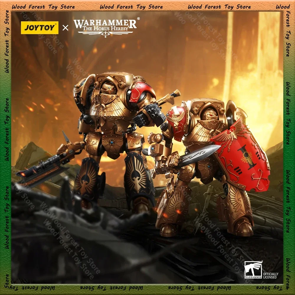 JOYTOY Warhamm 30K Action Figures Mecha Legio Custodes Contemptor-Galatus Dreadnought&Contemptor-Achillus Dreadnought Model Toys