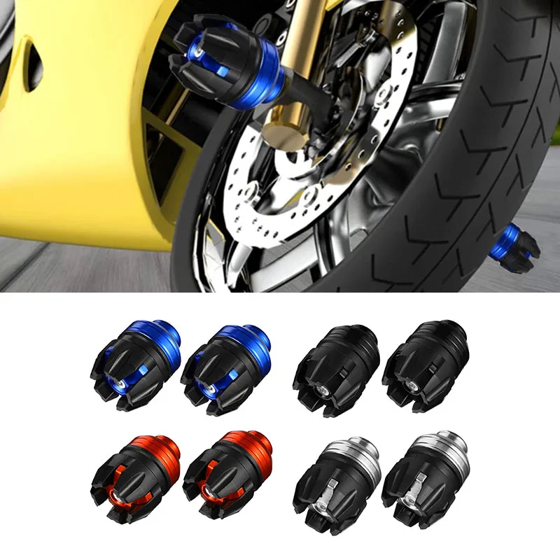 

1Pair Universal Motorcycle Accessories Anti Collision CNC Front Fork Cup Modified For Motorbike Anti-Fall Bumpers