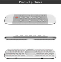 Voice Remote Control 2.4G Wireless Mini Backlight Keyboard with IR Learning Air Mouse for Gyros Google Assistant