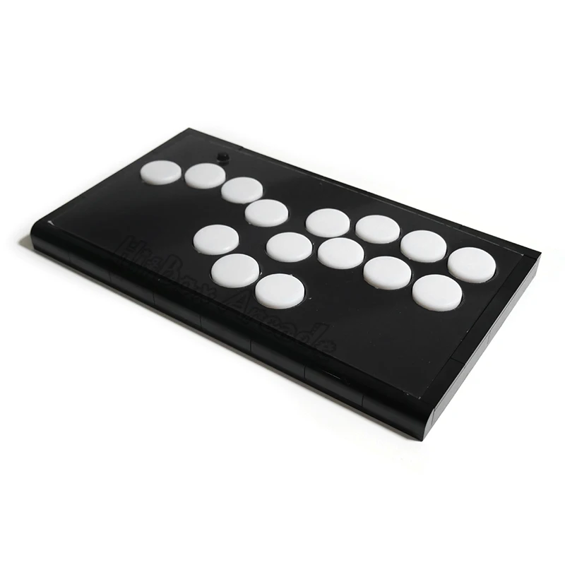 Hitbox 15 kunci, pengendali Video Game Arcade, Xinput/Dinput Mini Hitbox untuk PC/PS3/NS/PS4