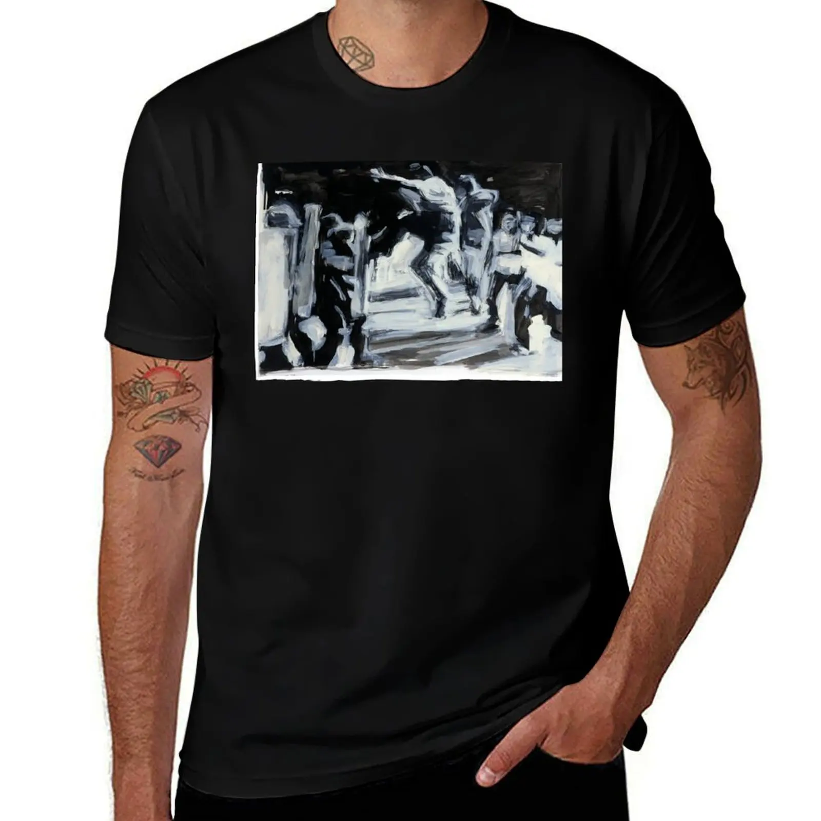 

Demonstration T-Shirt graphic shirts vintage Anime t-shirt boys whites mens t shirts casual stylish
