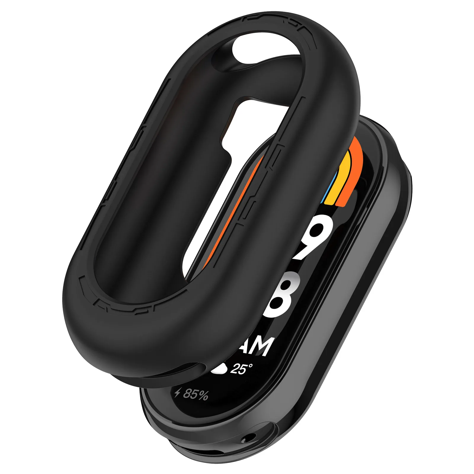 

Для Xiaomi Smart Band 10/10 NFC/10 керамический/9/9 NFC/8/8 NFC/8 керамический силиконовый чехол с рамкой для часов, чехол Edge Pr