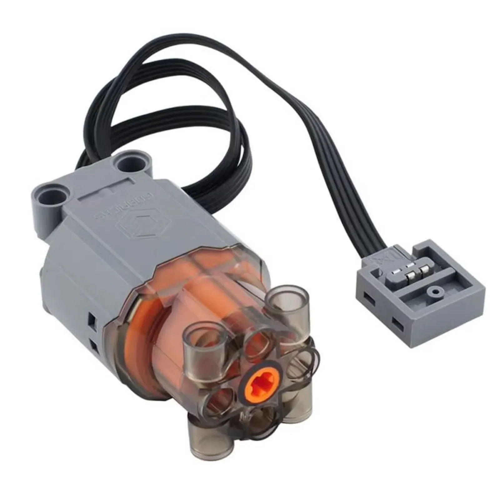 2 uds molde King Motor L grande negro furioso versión mejorada funciones de potencia MOC bloques de construcción técnicos ladrillos juguete 88003