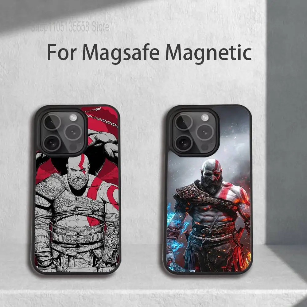 

Game G-God of W-War Phone Case For IPhone 17,16,15,Pro,Max,Air,14,Plus,13,12,11 Magesafe Wireless Charge Cover