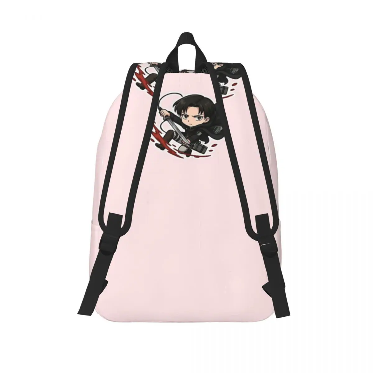 حقيبة ظهر قماشية بسيطة وأنيقة من Chibi Captain Sword-Wielding Scout Hero