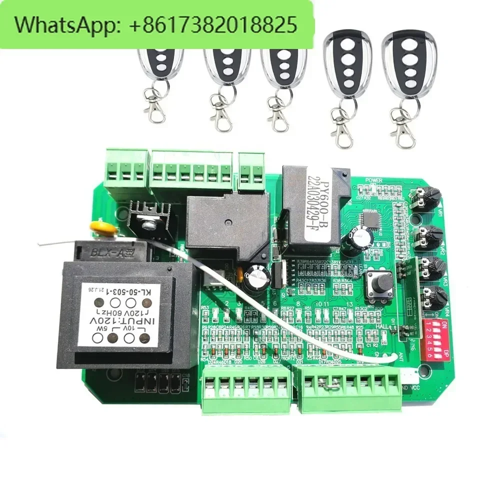 

120VAC only Soft Sart Sliding gate opener motor control unit PCB controller circuit board electronic card