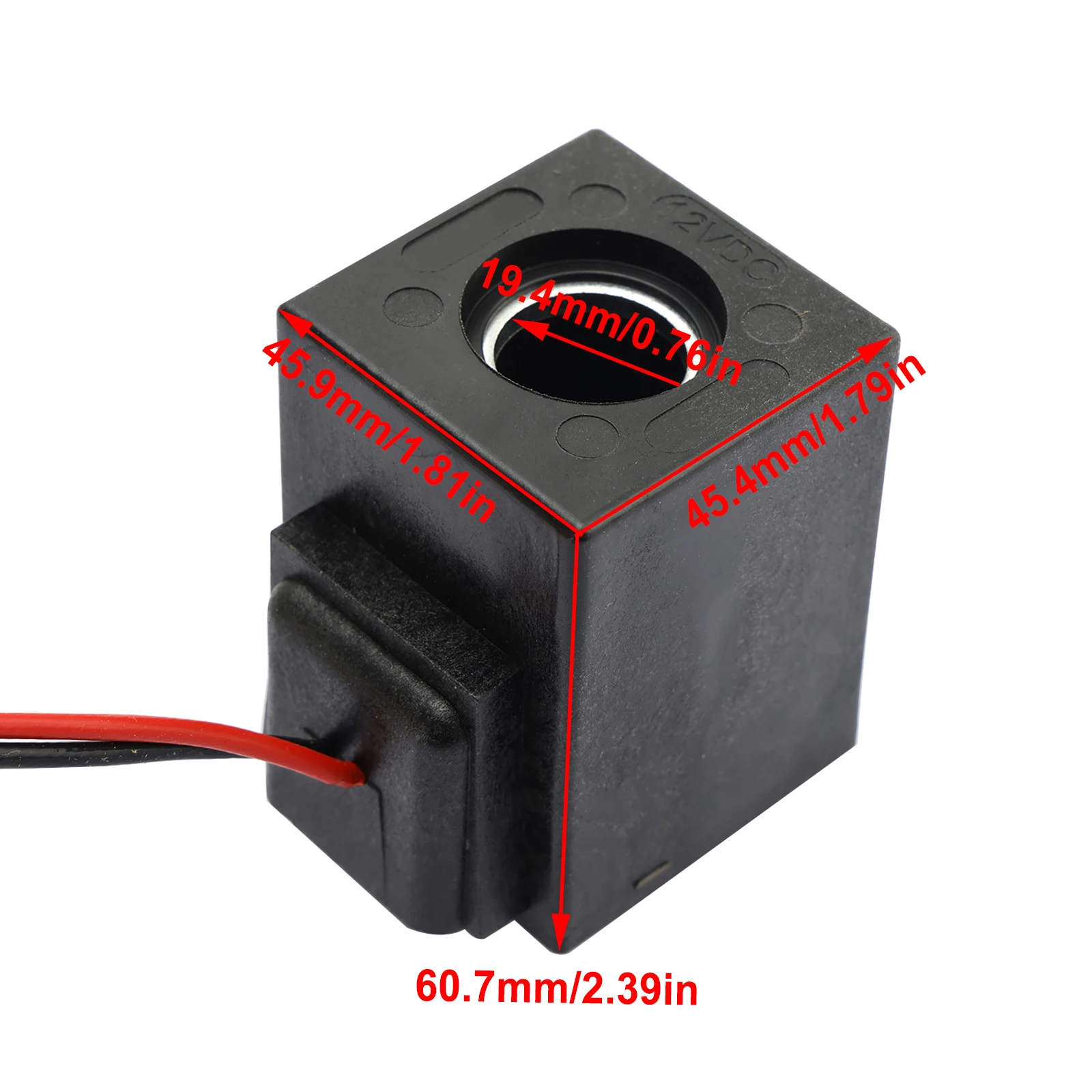 Areyourshop 190443A1 Electro-Valve Coil for Case-IH Tractor Models 570L 580L 580M 586G