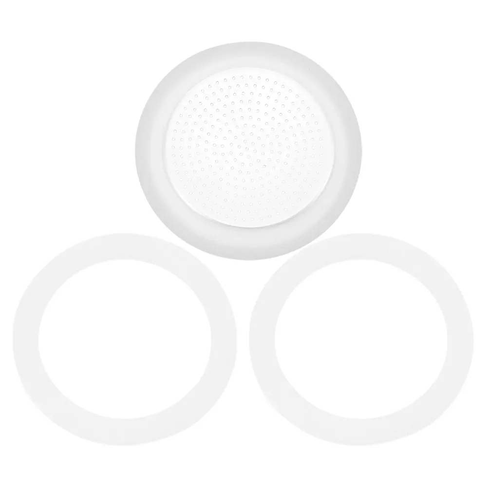 

1Set Professional Silicone Sealing Rings and Aluminium Alloy Filter for Pot 3-Cup Espresso Coffee Pot Accessories Kitchen