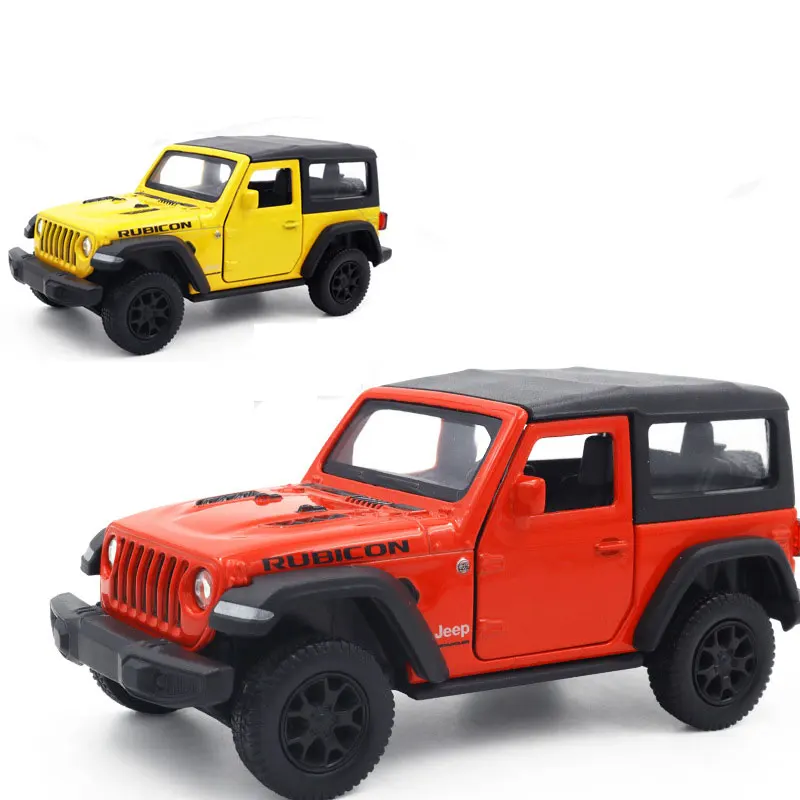 

1:36 Jeep Wrangler Rubicon сплав внедорожная литая под давлением модель 2 двери открытая игрушка украшение интерьера дома детский подарок подарок на день рождения