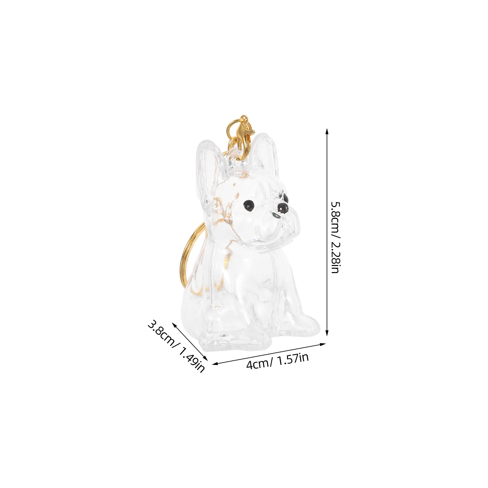 Caja de almacenamiento de pelo de mascota, colgante de llavero de perro transparente para cenizas, joyería de recuerdo, Mini urna, cápsula con dije, recuerdo de viaje, 2 uds.