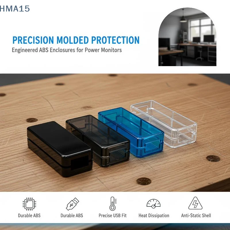 【YA】USB Charger Project Box 53*24*14mm Impact Resistant ABS Plastic Junction Enclosure Housing for Circuit Board Installation