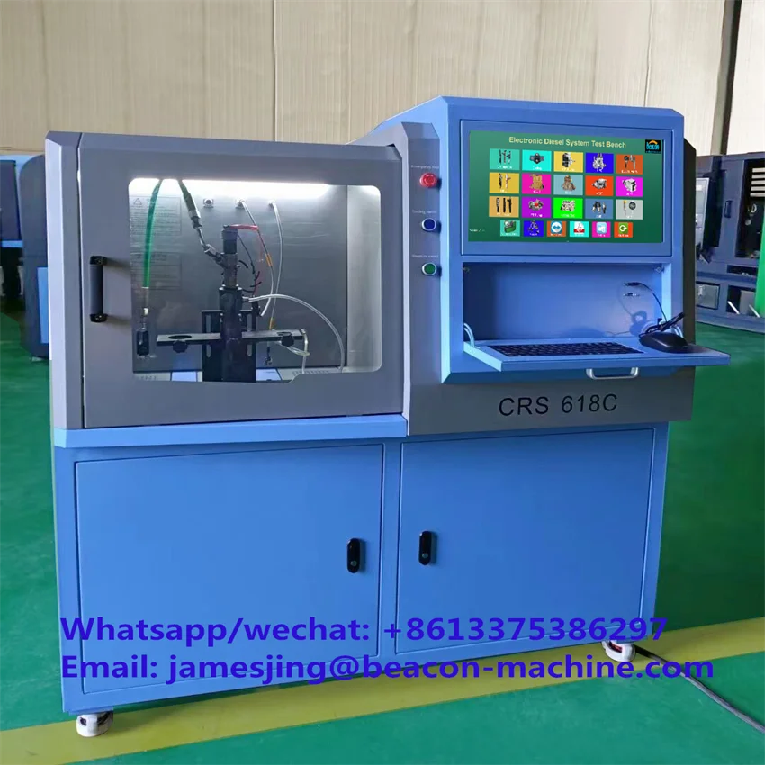 Cr618c Diesel Injector Common Rail Calibrator Machines Piezo Injector Tester Heui Cr Injector Test Bench