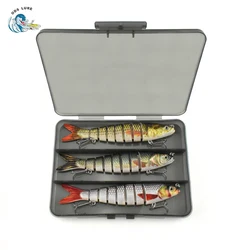 3pcs 13.2cm 20.6g Pike Artificial Baits Kit Fishing Tackle of Wobblers for  Sinking Swimbait Crankbaits Fishing Lure Set