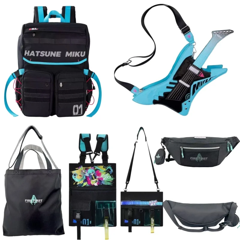 

Поясная сумка Hatsune Miku для спорта, фитнеса и велоспорта, портативная сумка для хранения, вместительная сумка через плечо, декоративный рюкзак, подарки