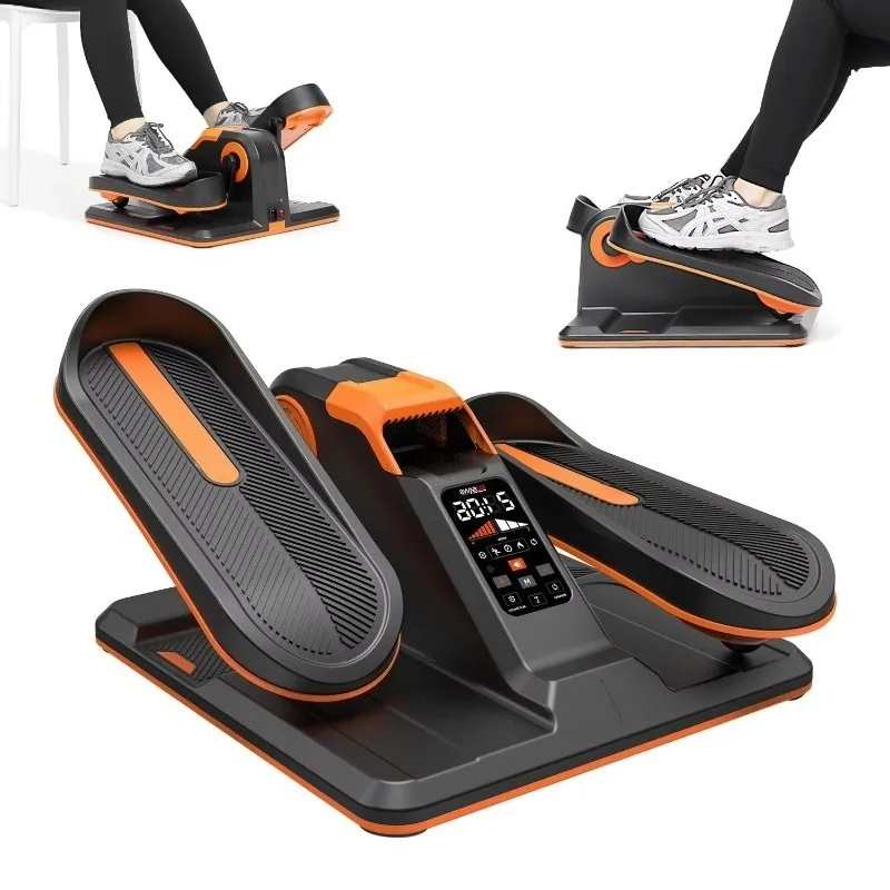 

Desktop Mini Elliptical Trainer Adjustable Resistance Design Household Seated Leg Workout Fitness Equipment