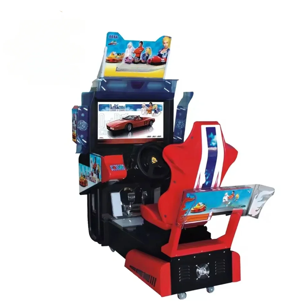 3d 42 inch outrun arcade hot sale simulating car racing/electronic outrun racing game machine