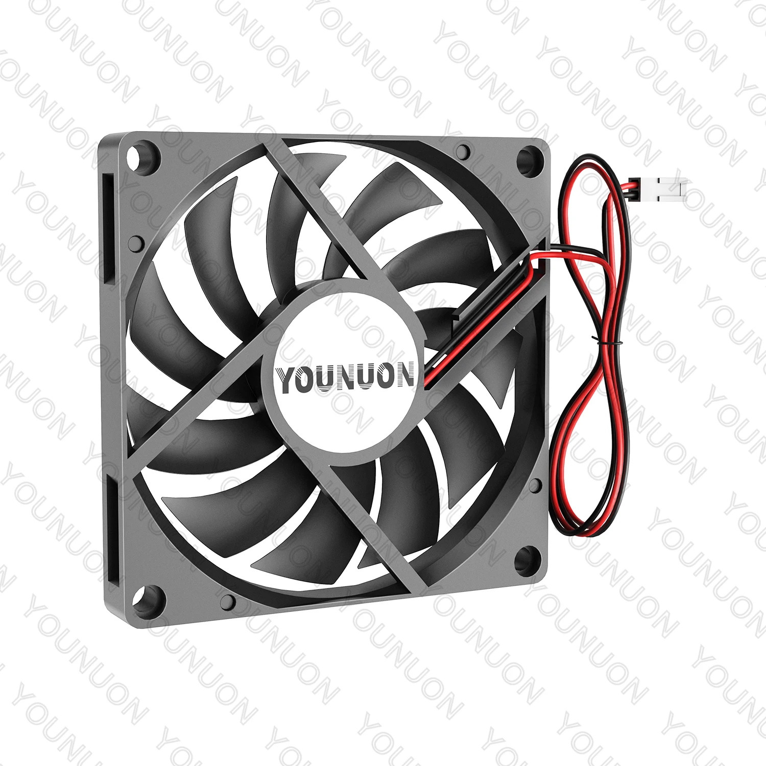 2 Pieces 80mm 5V USB Fan 80cm 80x80x10mm 5V 12V 24V Cooling Cooler Fan Dual Ball Bearing&Sleeve Bearing 8010 Computer Case Fan image 4