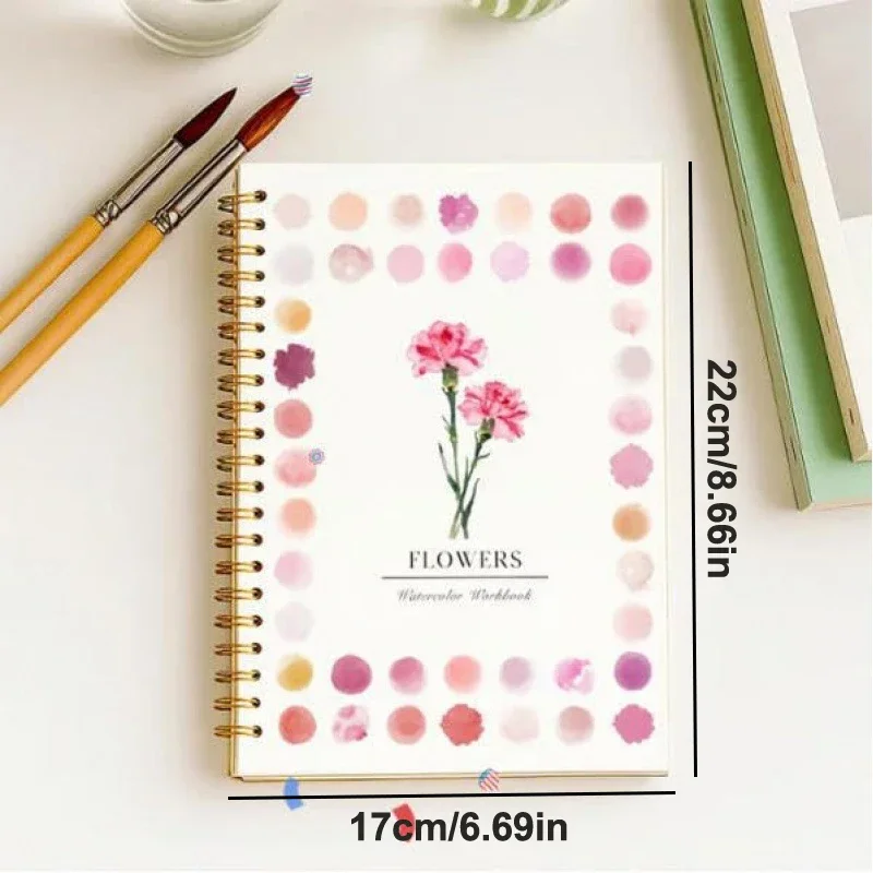 Watercolor Workbooks Coloring Book Beginner Friendly Painting Kit Easy Nature Scenes Paint Set Art Crafts