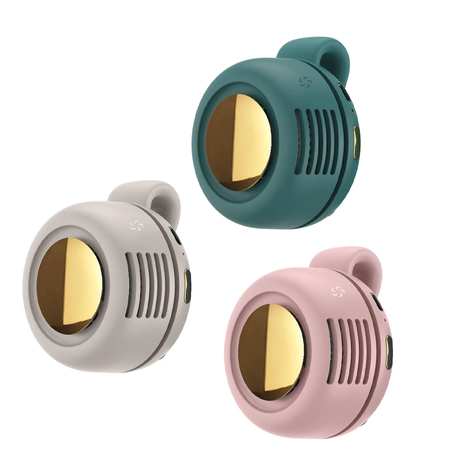 مروحة التغشية المحمولة مروحة الخصر مروحة التبريد ركوب الدراجات الصيد السفر في الهواء الطلق التخييم 900mAh اللوازم المنزلية المحمولة