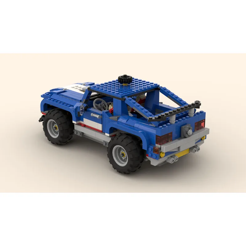 

MOC-240271 New Classic Freight Blue Cargo Truck Building Block Model 700 Parts MOC Boys Children's Birthday Christmas Toy Gift